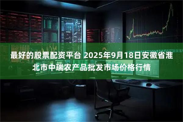 最好的股票配资平台 2025年9月18日安徽省淮北市中瑞农产品批发市场价格行情